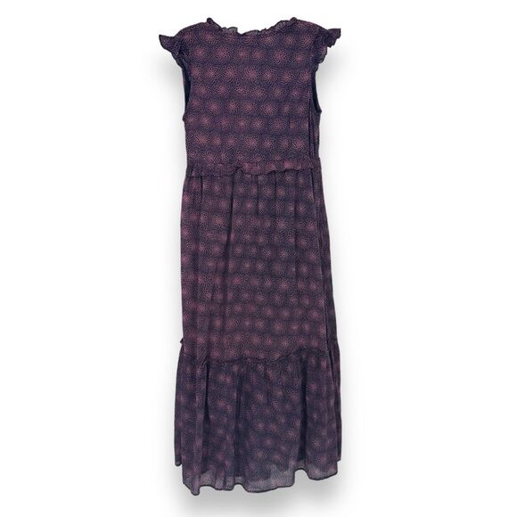 Banjanan Constance Petal Power Blueprint Ruffle Purple Maxi Dress Size Large‎ - Picture 4 of 8